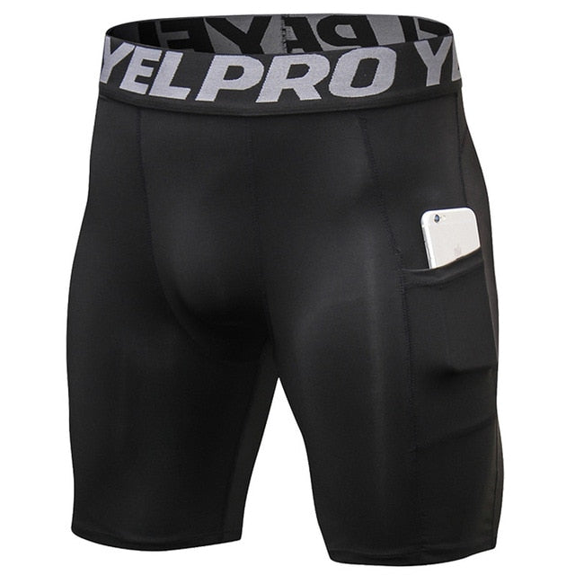 Quick Dry Compression Gym Shorts 1084 black