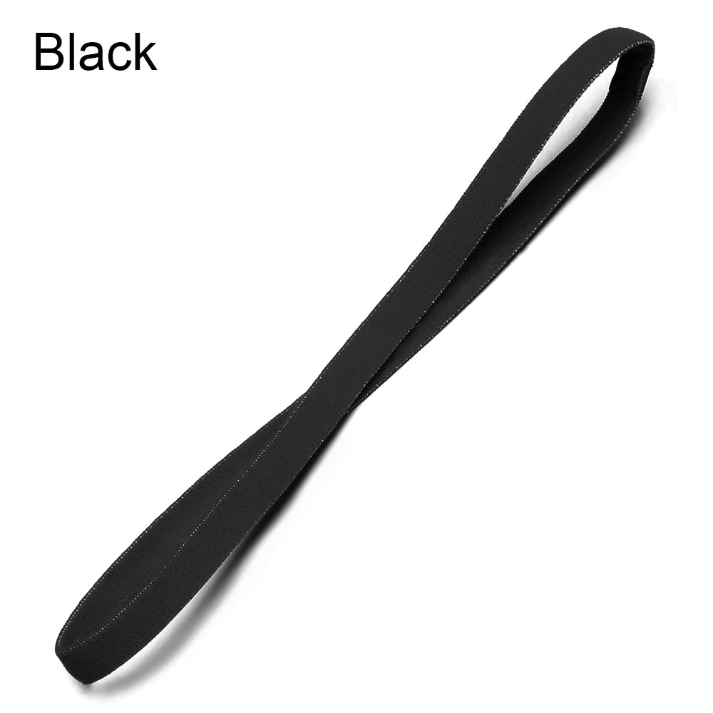 Anti-slip Elastic Plastic Yoga Hair Bands black