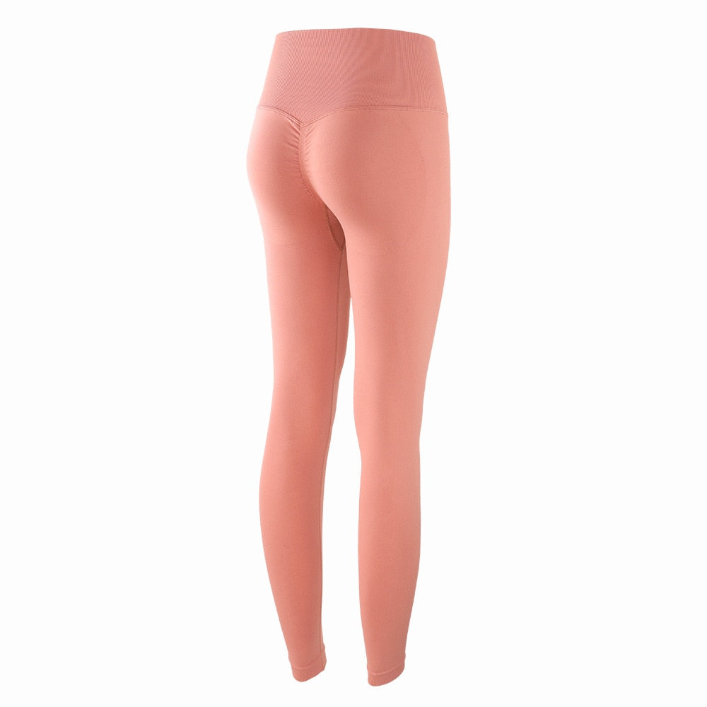 Women Autumn Seamless Yoga Pant Sweet orange