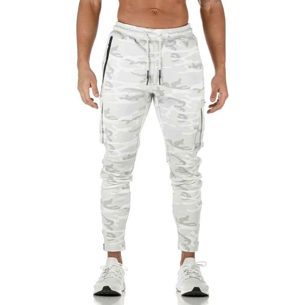 Men Multi-pocket Gym Track Pants