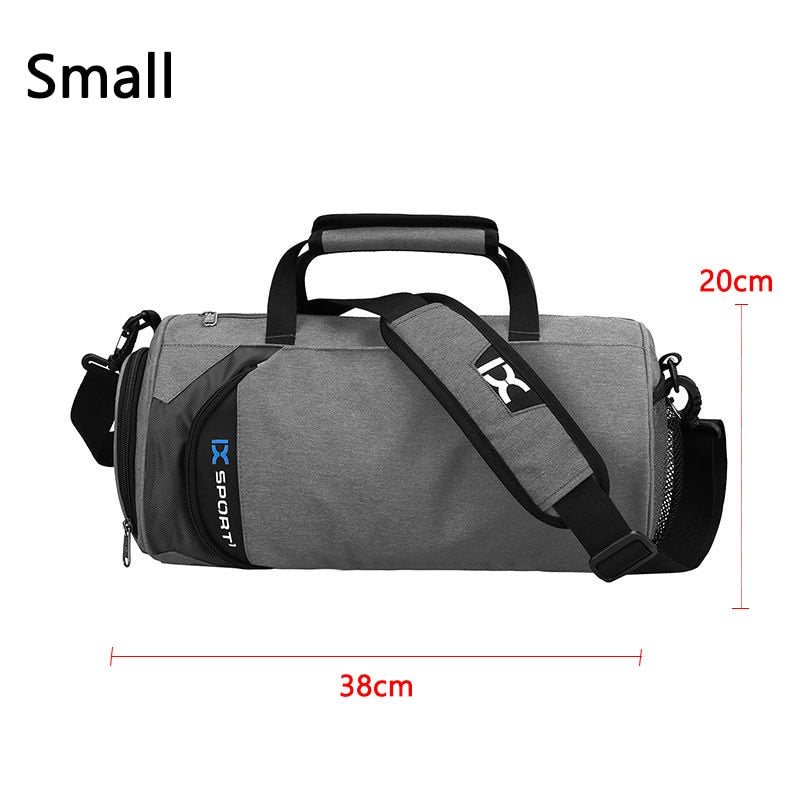 Men Gym Travel Sport Bags Deep Grey Small