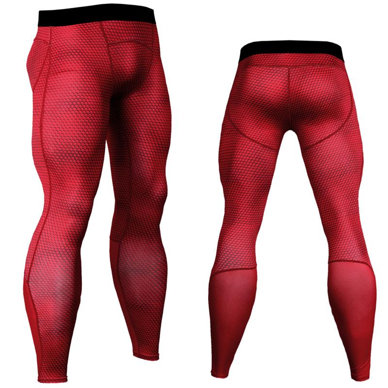 Mens Running Tight Sweatpants Red