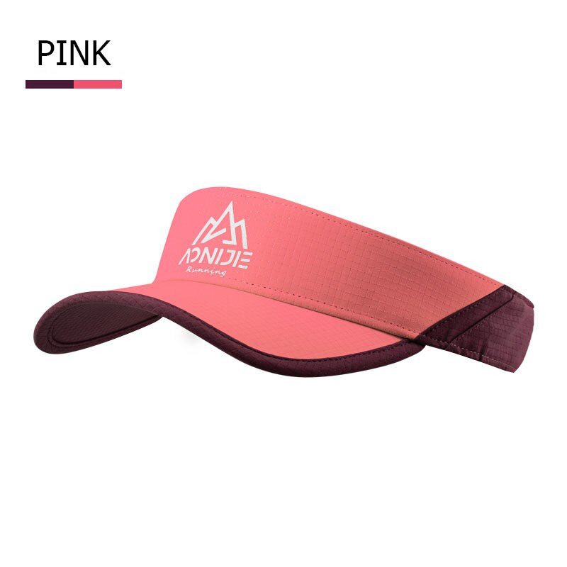 Adjustable Sports Summer Sun Visor Cap Pink