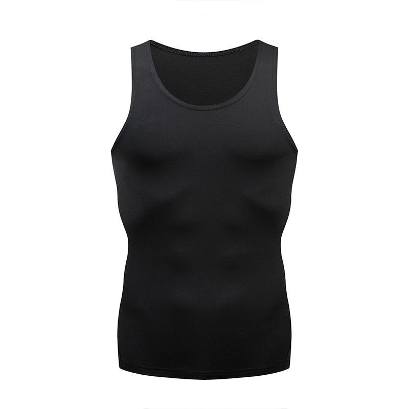 Men Fitness Workout Sleeveless Tank Top black