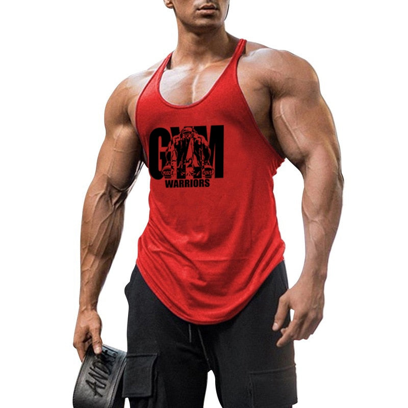 Men Cotton Gym Stringer Tank Top