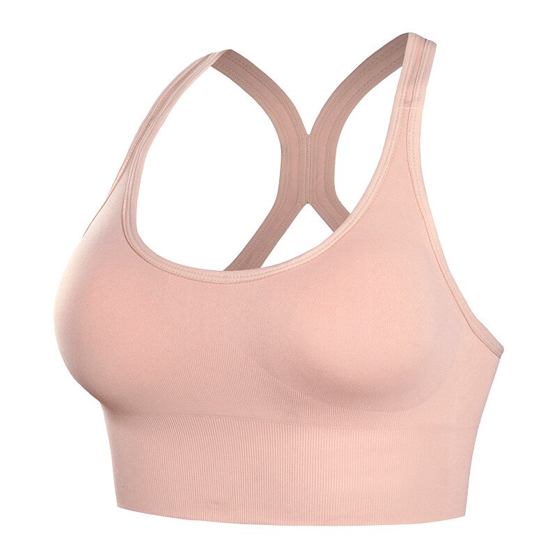 Women Shockproof Gym Bra Pink