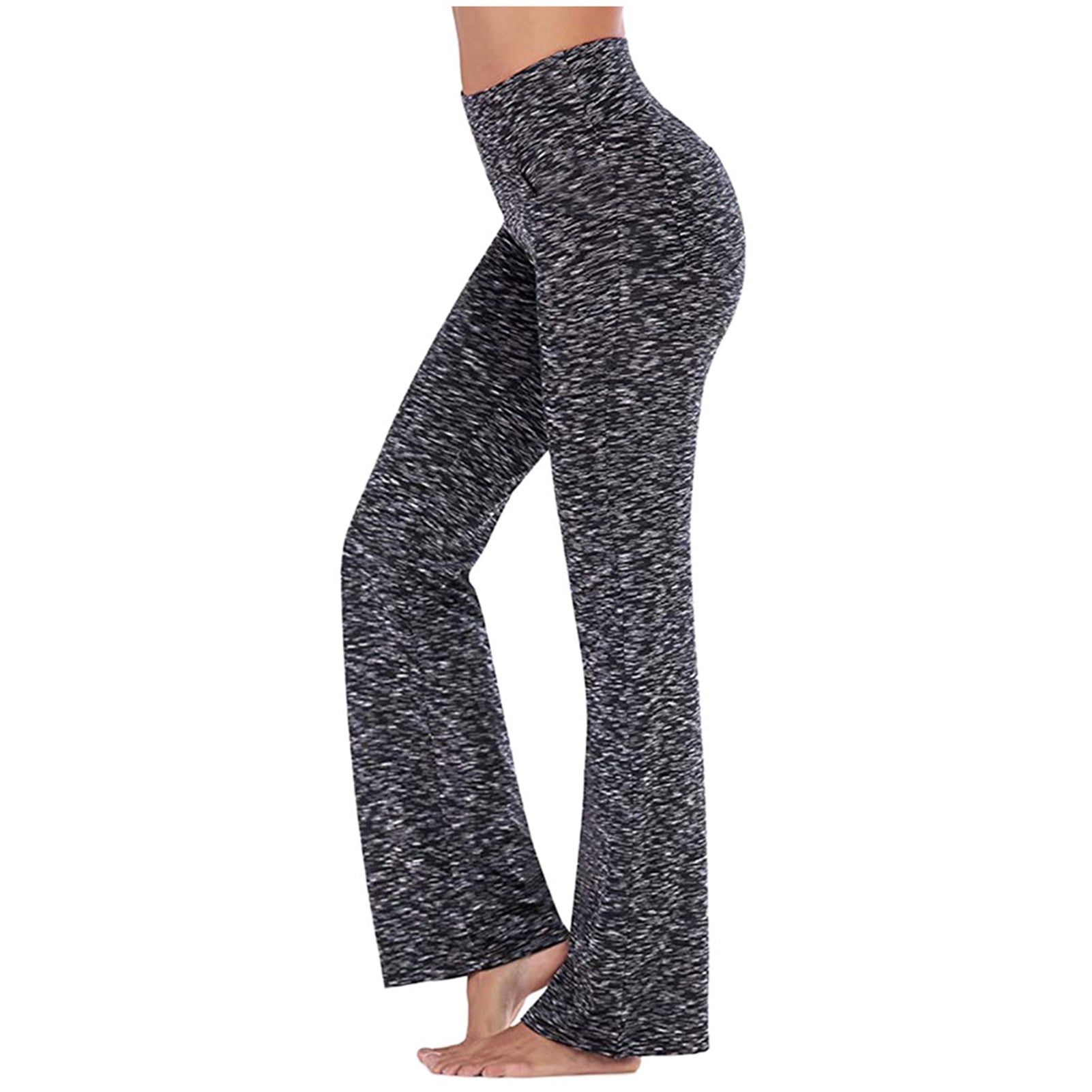 Women High Waisted Sport Trousers Ion Grey