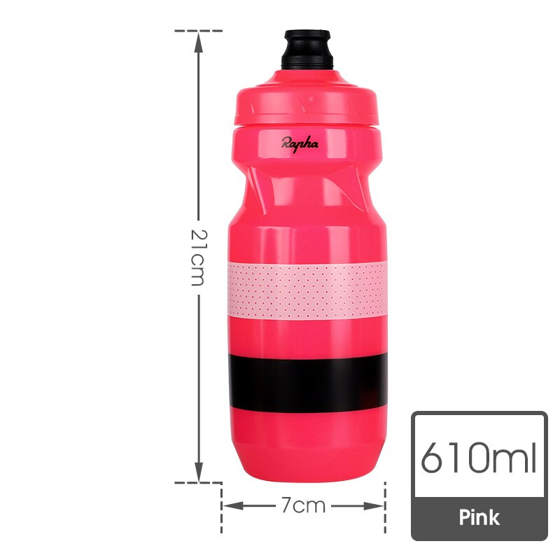 Ultralight Leak-proof PP Drink Bicycle Bottles Pink 610ml