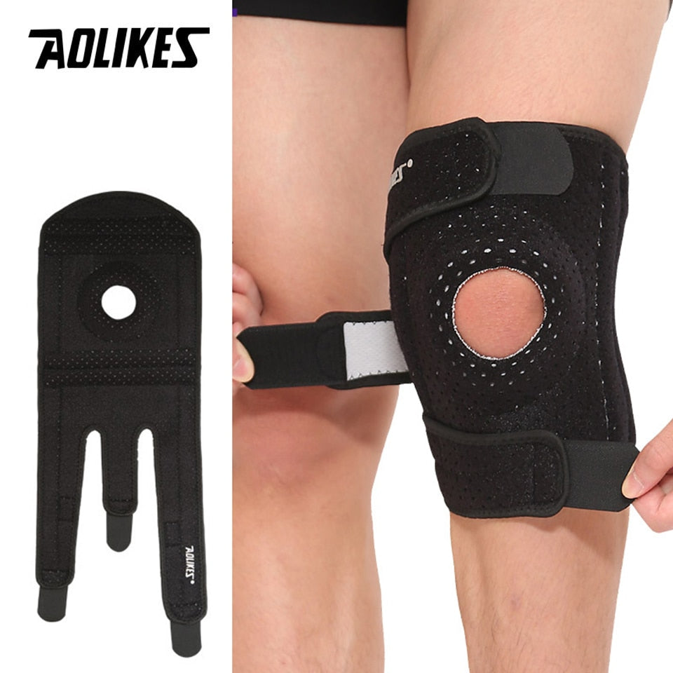 Adjustable Relieve Stress Knee Pad Black