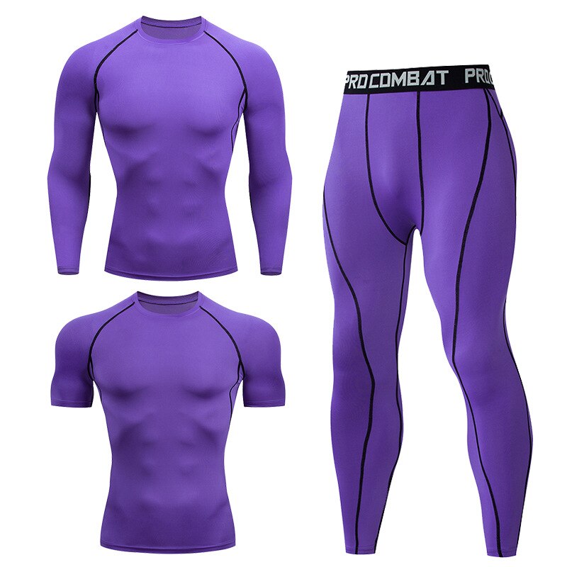 Men Fitness Compression Running Set 6689570209175