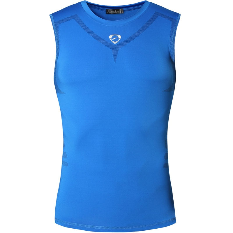 jeansian Sport Tank Tops LSL207Blue