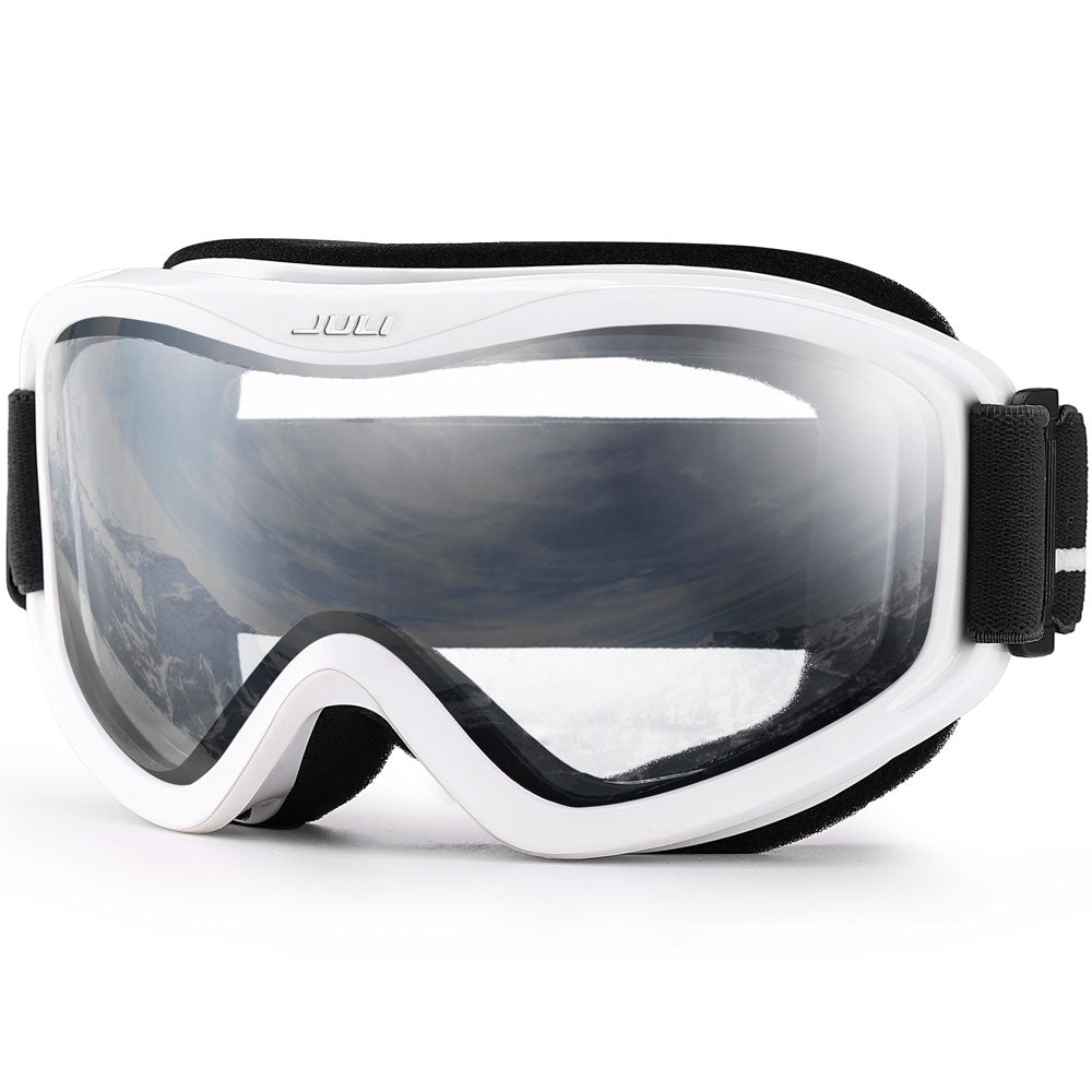 Ski Goggles Double Layers Lens C3 WHITE CLEAR