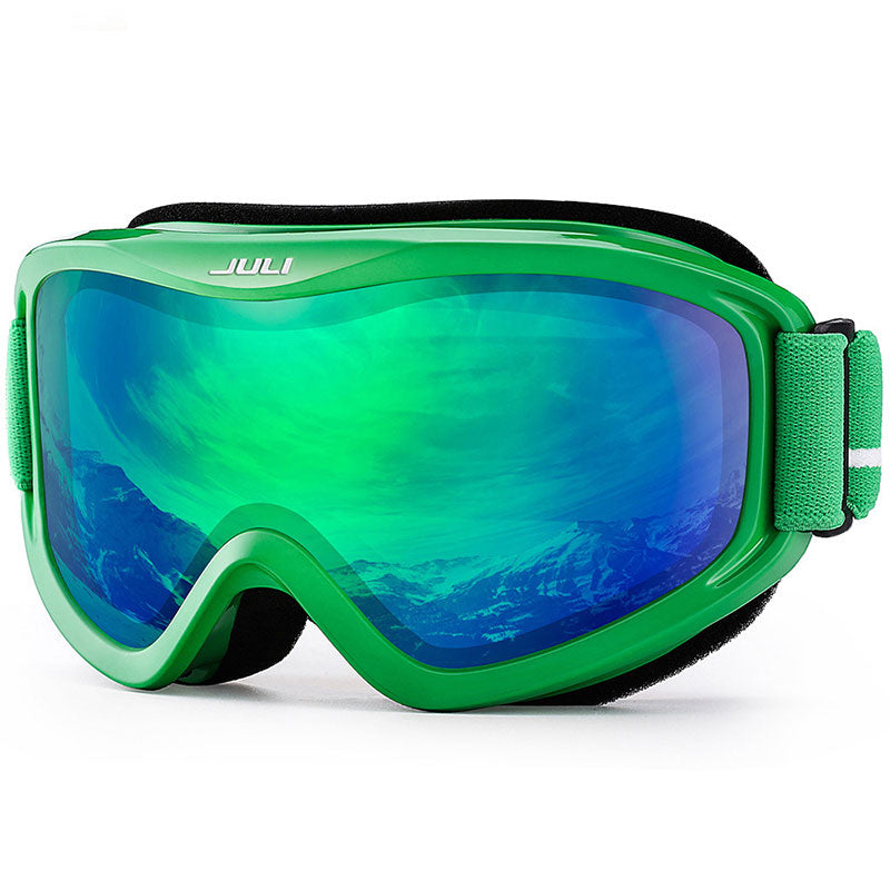 Ski Goggles Double Layers Lens C13 Green