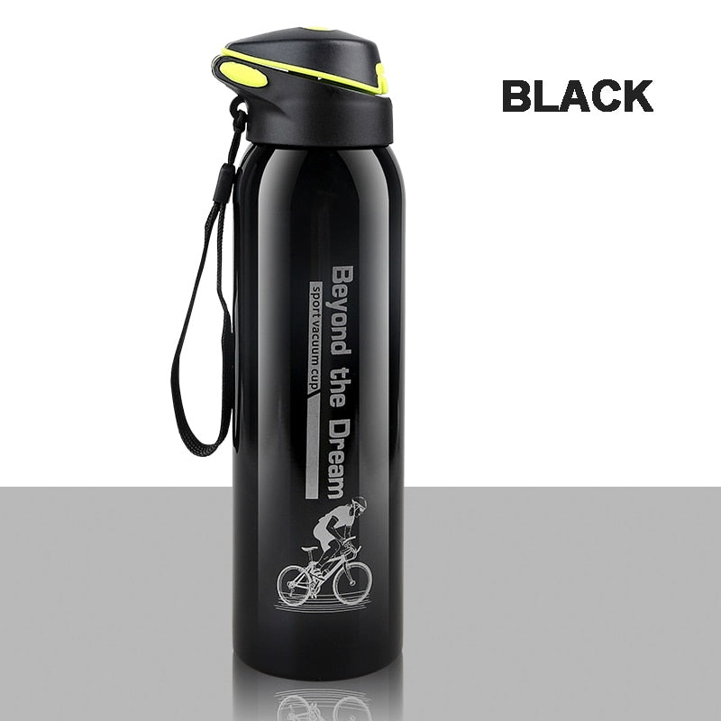 Warm-keeping Bicycle Kettle Drink Bottle Black