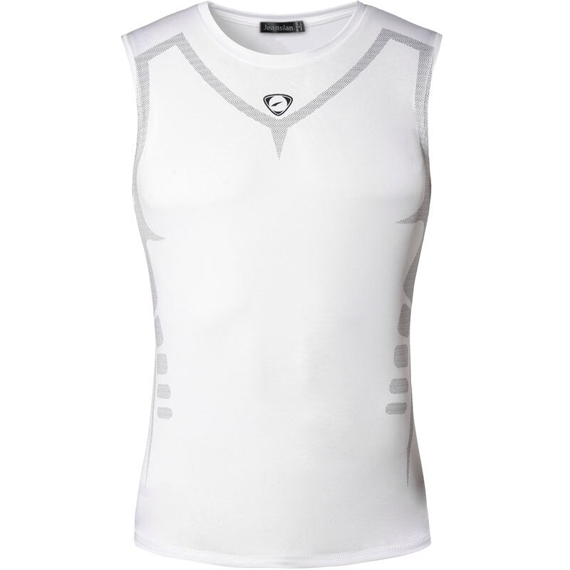 jeansian Sport Tank Tops LSL207White