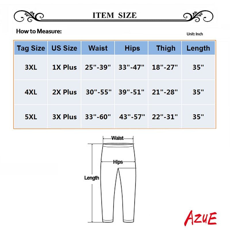 Women's Plus Size High Waist Leggings