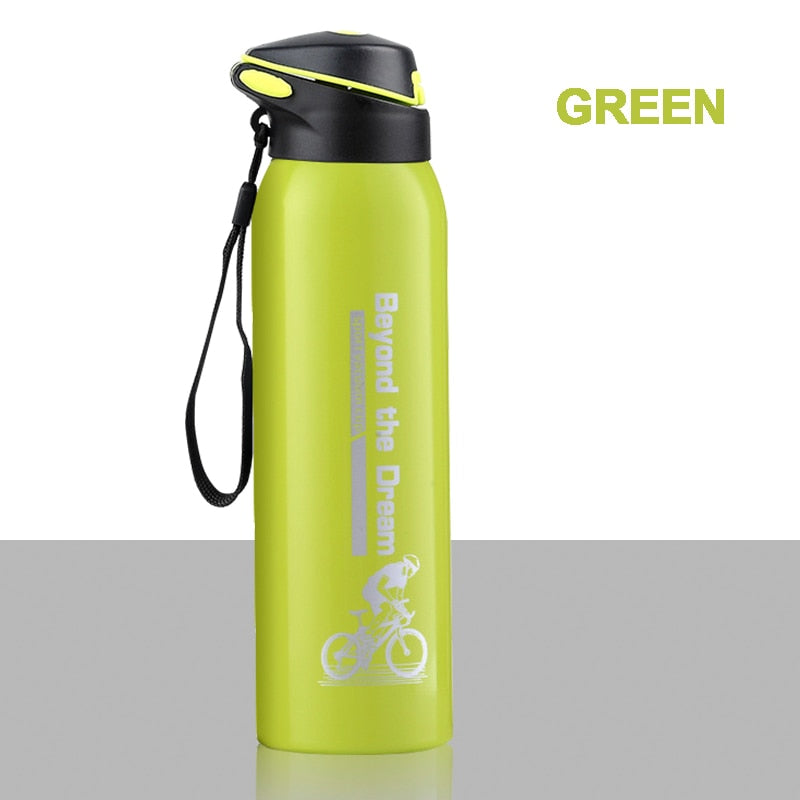 Warm-keeping Bicycle Kettle Drink Bottle Green