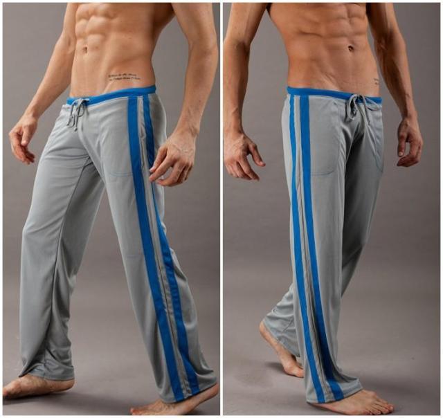 Men Winter Fitness Crossfit Trousers Gray