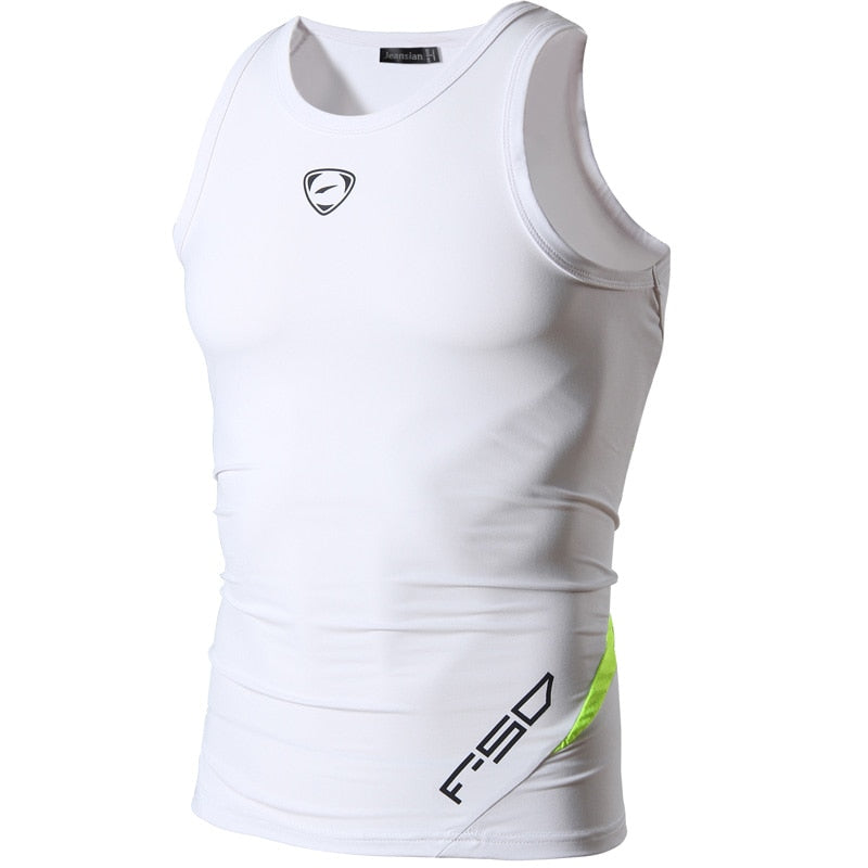 jeansian Sport Tank Tops LSL3306White