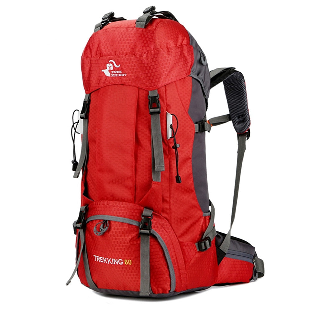Waterproof Climbing Backpack Red 60L 50 - 70L