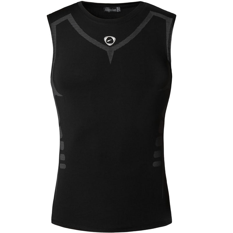 jeansian Sport Tank Tops LSL207Black