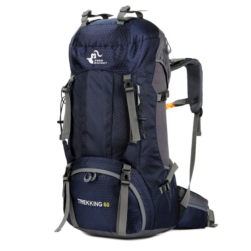 Waterproof Climbing Backpack Deep Blue 60L 50 - 70L