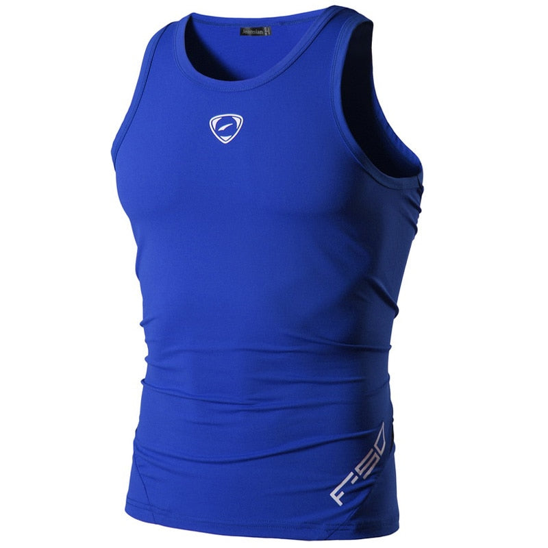 Men's Quick Dry Sleeveless Sport Shirts OceanBlue China