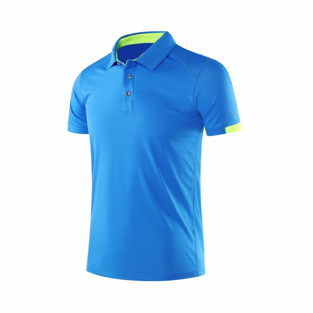 Men Fashion Gym Sport Shirts S219 blue
