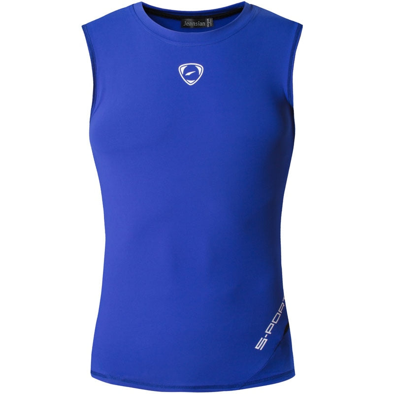 jeansian Sport Tank Tops LSL208OceanBlue