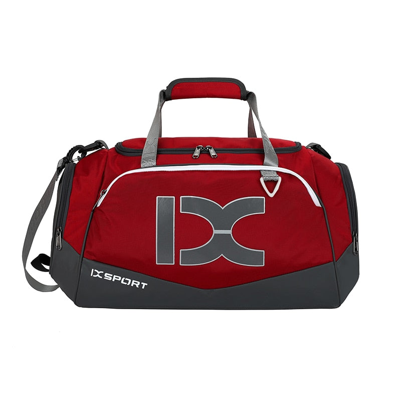 Men Woman Sport Training Gym Duffle Bag Red