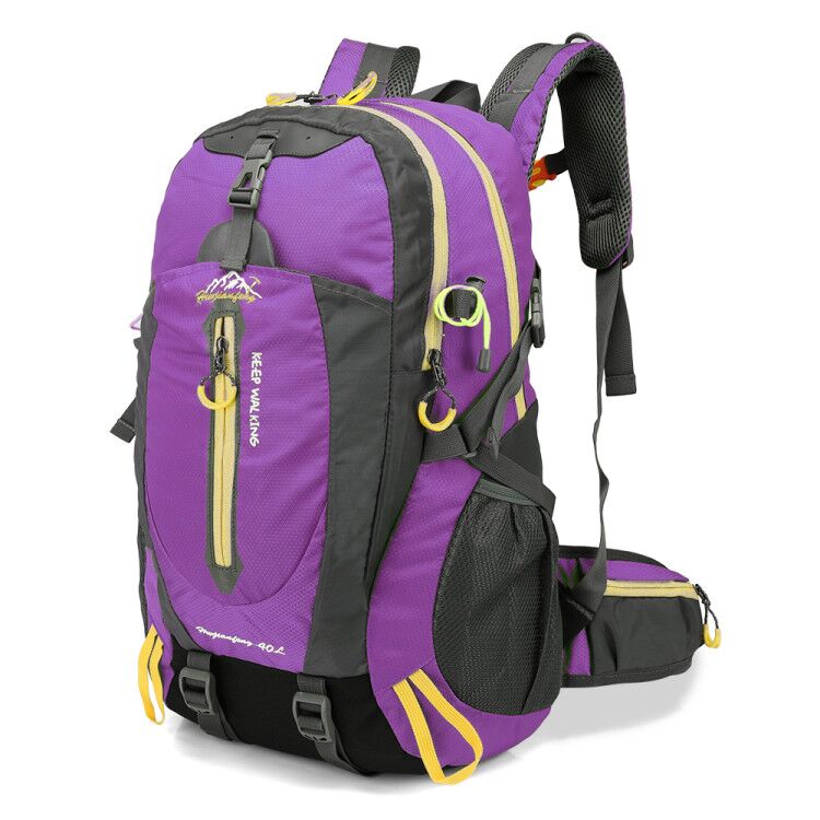 Waterproof Climbing Rucksack Backpack Purple 40L 30 - 40L