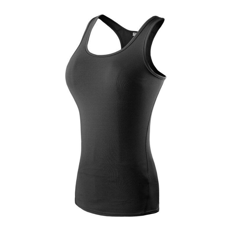 Women Sport Running Yoga Shirt Black