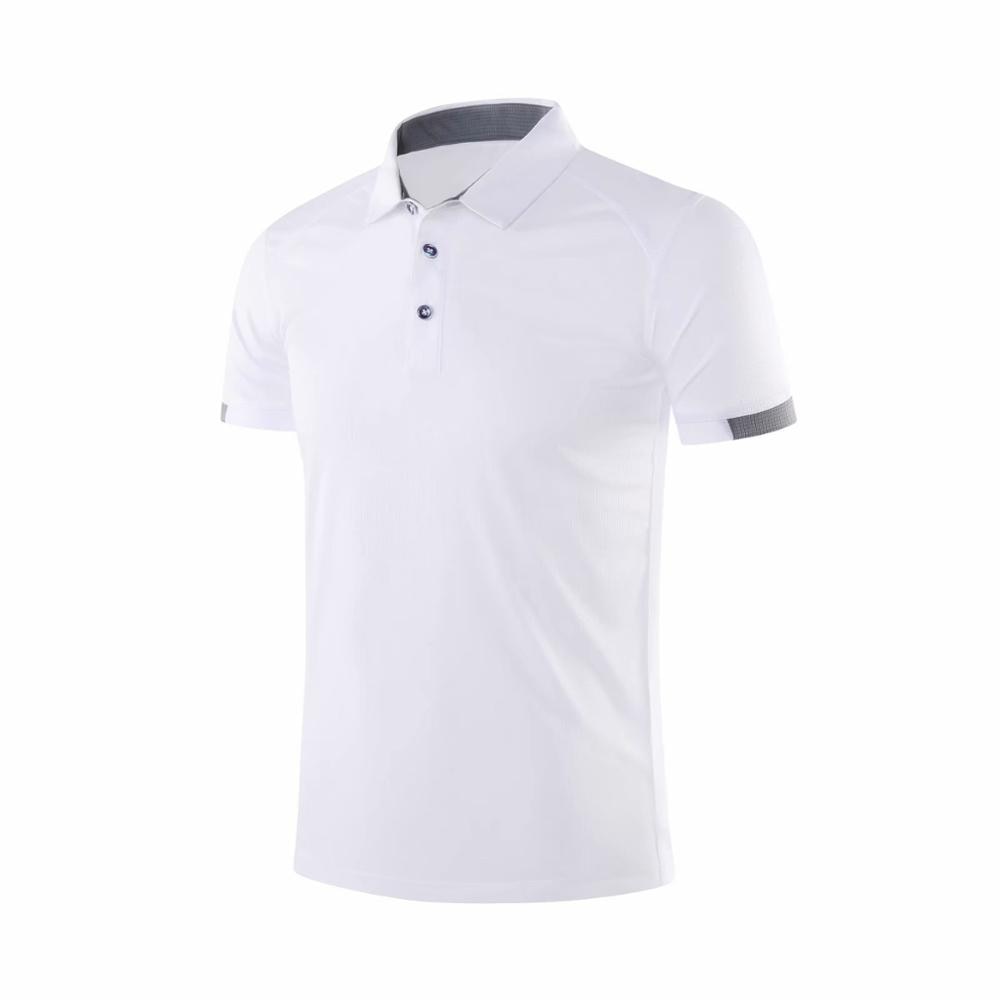 Men Fashion Gym Sport Shirts S219 white