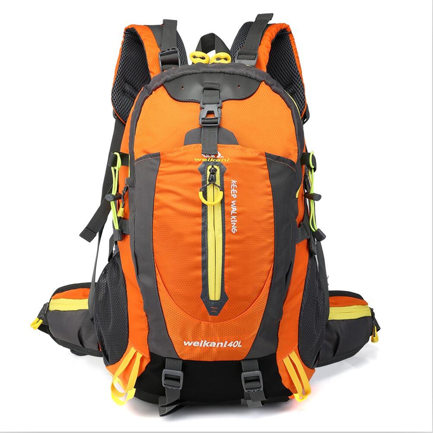 Waterproof Climbing Rucksack Backpack Orange 40L 30 - 40L