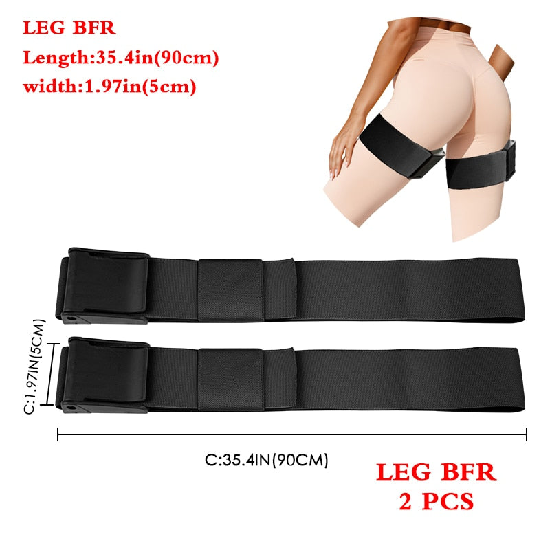 BFR Occlusion Pro Resistance Bands black leg bands