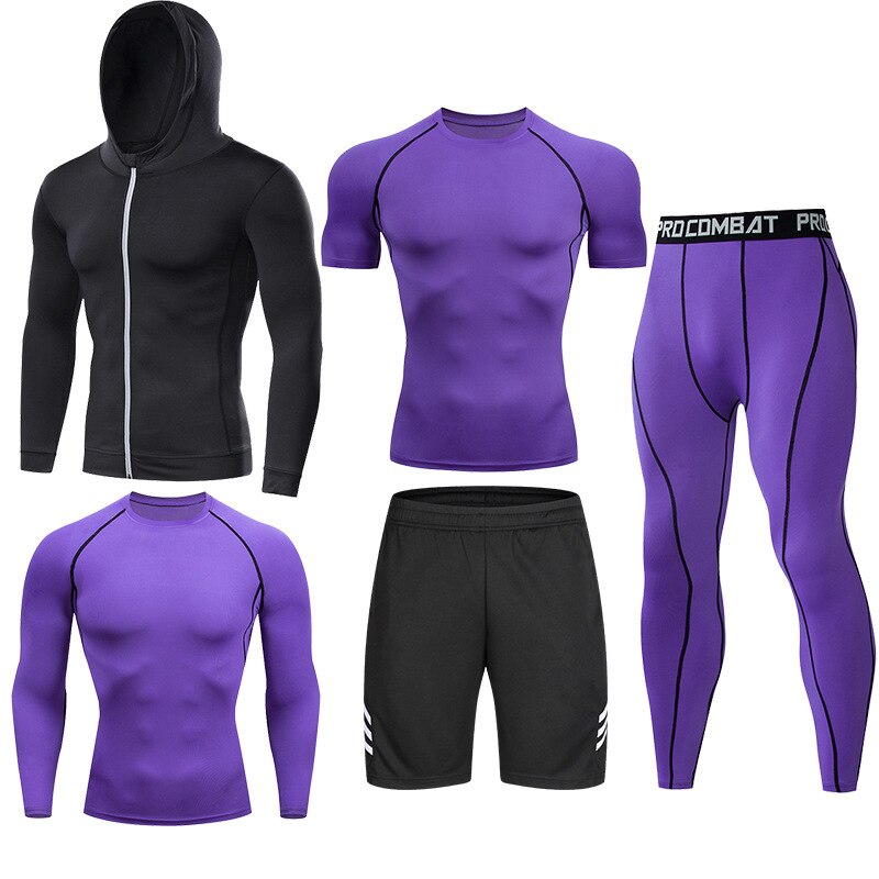 Men Fitness Compression Running Set 8655103308433