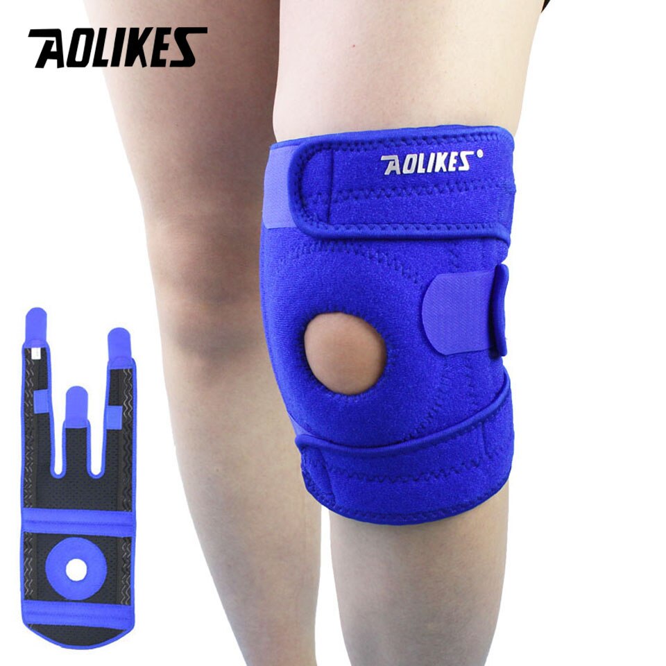 Adjustable Relieve Stress Knee Pad Blue