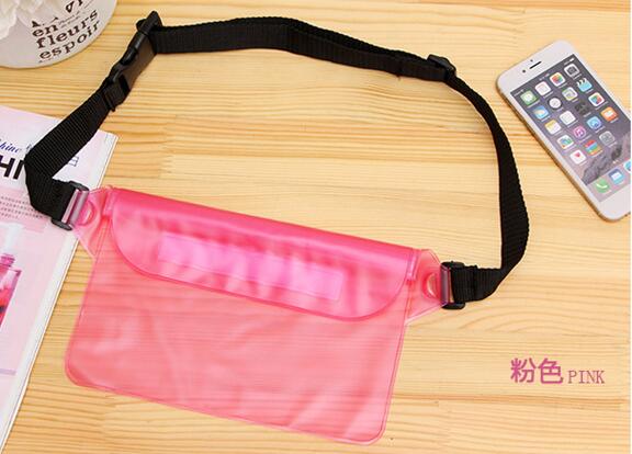 Waterproof Swimming Mobile Phone Bags Pink