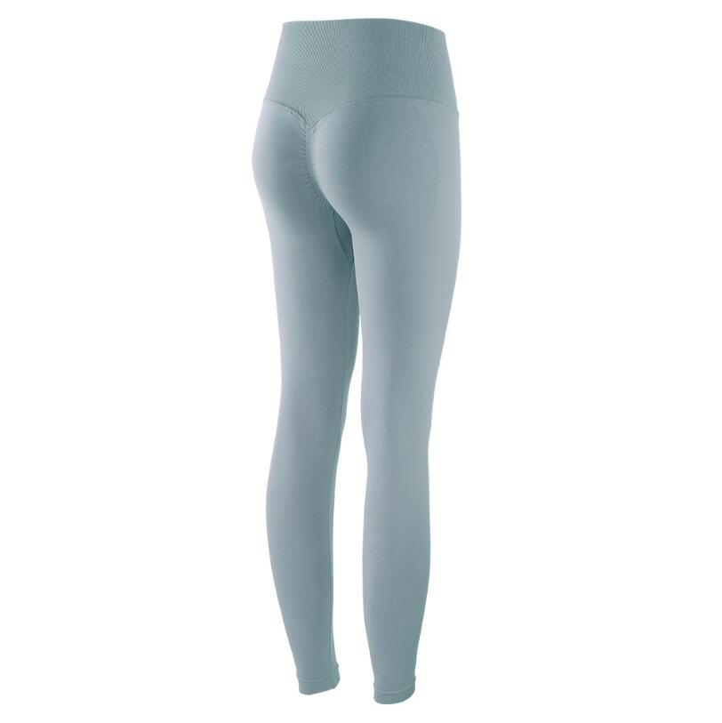 Women Autumn Seamless Yoga Pant greyish green