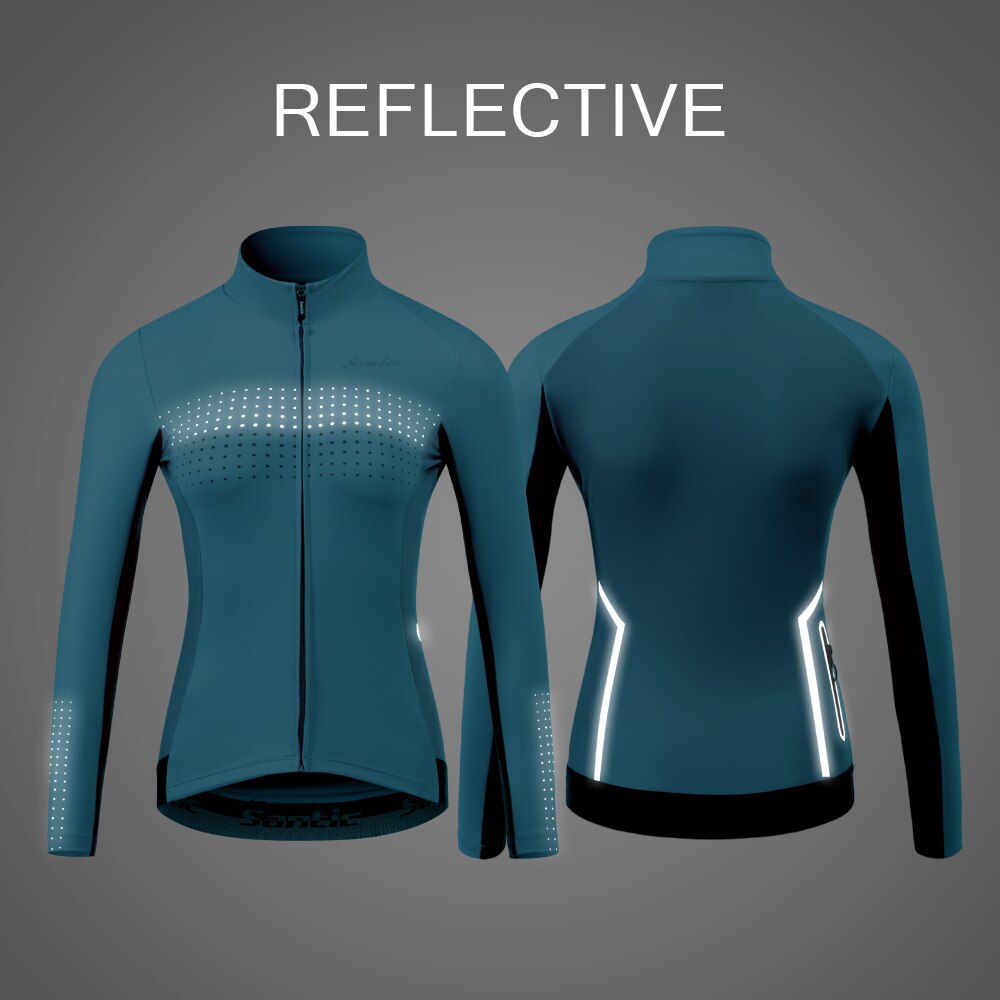 Women Winter Fleece Cycling Jackets