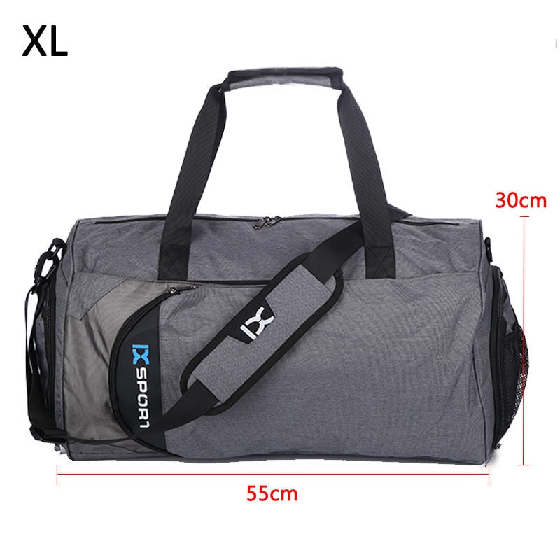 Men Gym Travel Sport Bags Deep Grey XL