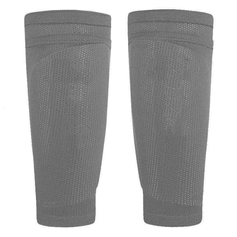 Football Shin Guard Teens Socks Pads Only Socks Gray