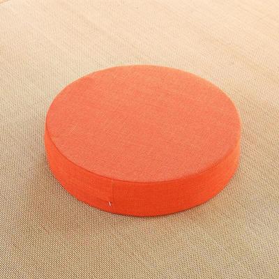 Yoga Meditation Cushion Backrest Pillow Orange 40x6cm