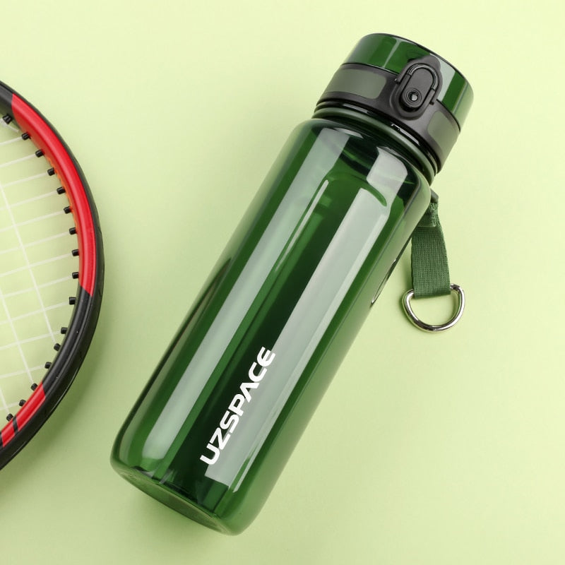 High Capacity Sports Water Bottle 650ml Green