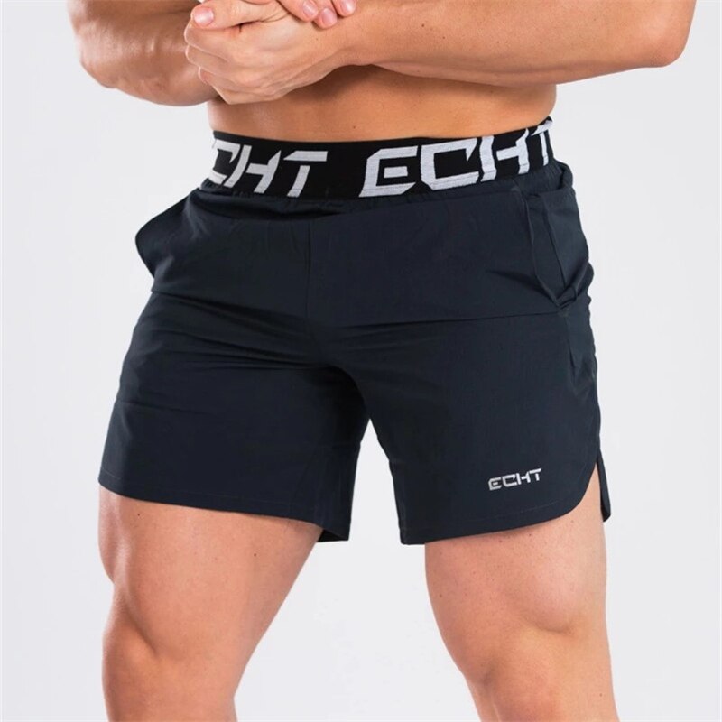 Men Black Workout Sport Shorts