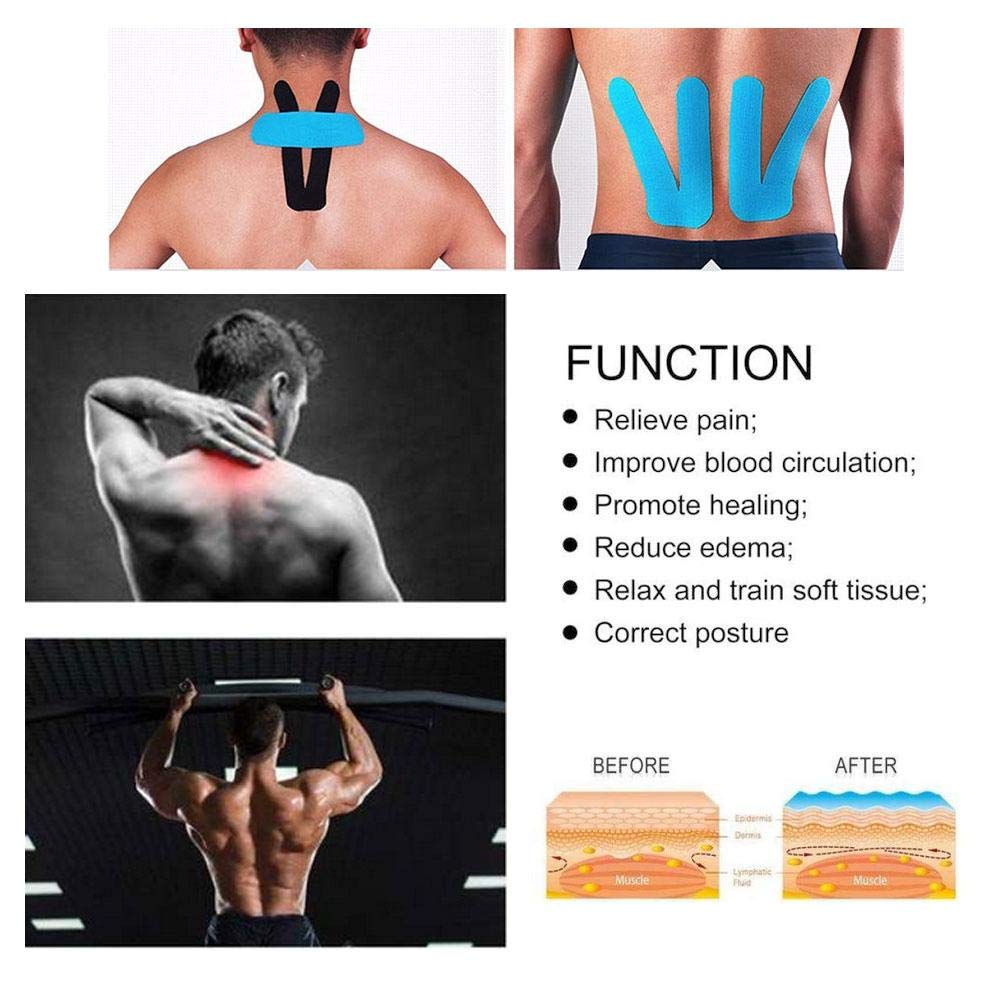 Waterproof 6 Pack Kinesiology Tape