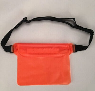 Waterproof Swimming Mobile Phone Bags Orange