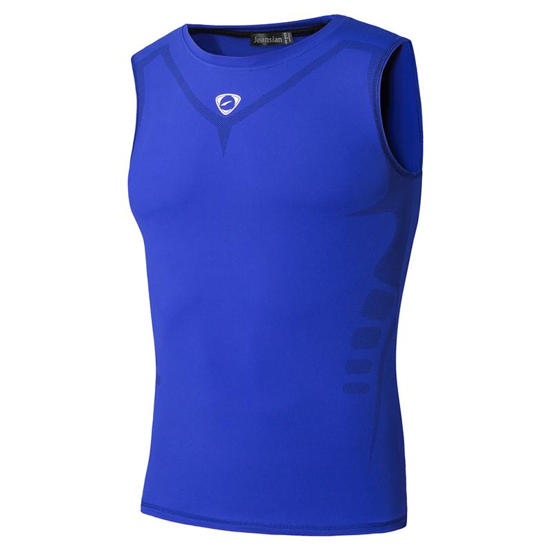 Men's Quick Dry Sleeveless Sport Shirts LSL207-OceanBlue China