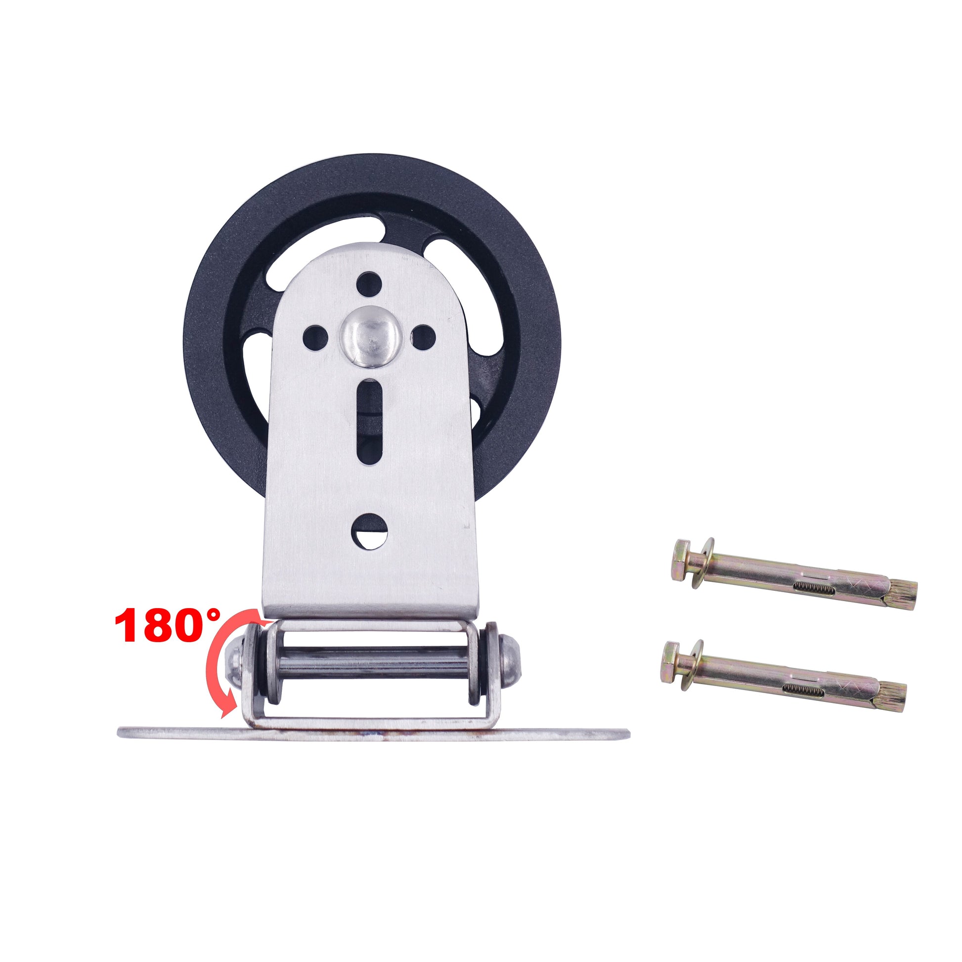 DIY Gym Pully Cable Machine Accessories whirling black