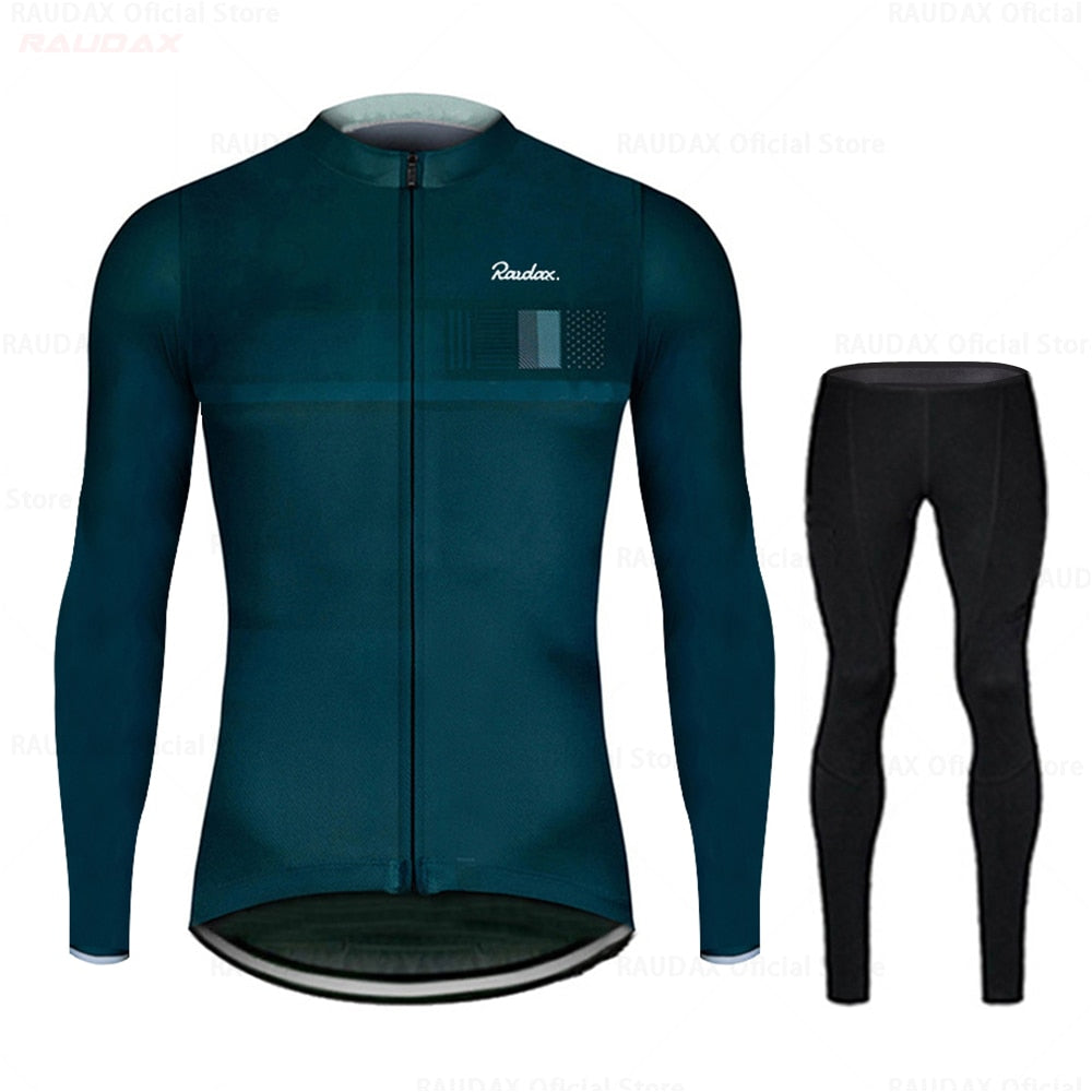 Men Long Sleeve Cycling Sets 3